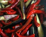 赤いししとうがらし炒め作り方2写真