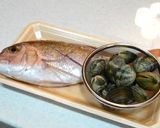 タジンを使ったアクアパッツァ。作り方1写真