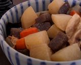 我が家の定番！根菜とこんにゃくのおでん風作り方5写真