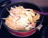 鶏肉と白菜の和風クリーム煮~残り野菜で~作り方3写真