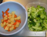 チーズマヨネーズで♪温野菜サラダ作り方1写真