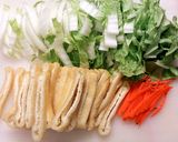 白菜油揚げごま青じそ香るさっぱりソテー作り方1写真