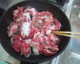 甘辛すき焼き風肉うどん☆作り方2写真