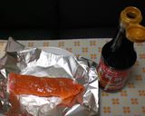 鮭と玉ねぎキノコの中華風ホイル焼き作り方1写真