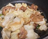 豚肉とキャベツのガーリックソテー作り方9写真