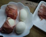 肉巻き卵作り方3写真