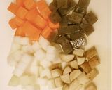 秋だもん♬コロコロ根菜の豆腐グラタン♬作り方1写真