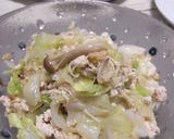 キャベツと鶏挽き肉のサラダ作り方4写真