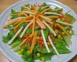 ダブルチーズのサラダ作り方5写真