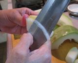 干しエビ☆カニ缶で冬瓜あんかけ♡作り方3写真