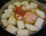 干しエビ☆カニ缶で冬瓜あんかけ♡作り方6写真