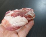 安い❤ジューシー❤切り落とし肉のトンカツ作り方2写真