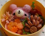 ＊お弁当に。ハムのコスモス＊作り方8写真
