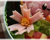 ＊お弁当に。ハムのコスモス＊作り方6写真