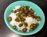 かつお節香る枝豆の醤油炒め作り方4写真