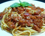 簡単☆トマトソースのスパゲティ作り方5写真