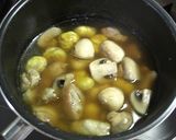 栗と鶏モモのコロコロ煮込み♪作り方7写真