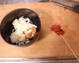 体調悪い時に！梅干のさっぱり即席味噌汁作り方1写真