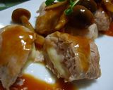 あっさり餡かけ豚肉チーズ巻き作り方8写真