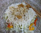レンジで簡単☆じゃこのソースかけうどん作り方7写真