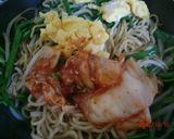 キムチ味の卵入り焼きそば☆作り方4写真