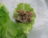 蒸し豚野菜とサンチュの青じそ共演サラダ作り方5写真