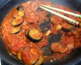茄子とトマトのパスタ作り方11写真