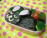 お昼寝うさぎちゃん*キャラ弁当作り方5写真