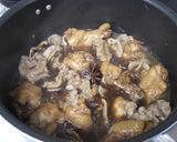 手羽元と豚肉のさっぱり紹興酒煮作り方2写真
