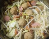 鶏肉団子と野菜ときのこのあんかけ作り方4写真