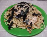めんたいマヨ納豆スパ　青じそ風味作り方6写真
