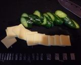 きゅうりチーズの青じそ風味おつまみ作り方1写真