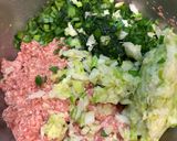 冷めても肉汁溢れる！高タンパク手作り餃子作り方4写真