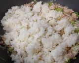 豚ひき肉入りの卵チャーハン作り方2写真