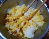 納豆豚キムチ炒飯作り方2写真