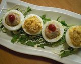 鶏つくねのサラダ＆おまけスープ　　　♪♪作り方6写真