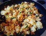納豆豚キムチ炒飯作り方5写真