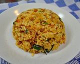 納豆豚キムチ炒飯作り方6写真