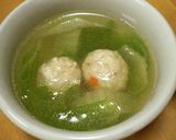 鶏つくねのサラダ＆おまけスープ　　　♪♪作り方8写真