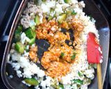 ケチャップが隠し味！キムチ炒飯　韓国風作り方4写真