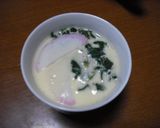 モロヘイヤと豆腐の茶碗蒸し作り方6写真