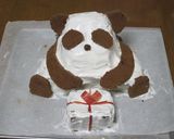 立体ケーキ　パンダ♪作り方6写真