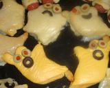 ハロウィンシリーズ☆ピザ ？ゴースト作り方4写真