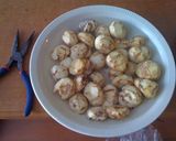 簡単、あずき＆栗赤飯　ｗｉｔｈ　シメジ作り方1写真
