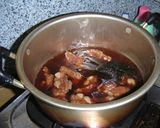 豚軟骨煮　骨ごとコリコリ食べれます作り方3写真