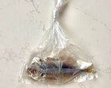防災レシピ🍲アジの干物の酒蒸し作り方3写真