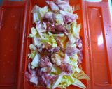 ＊ルクエde豚肉と白菜のすき煮＊作り方1写真