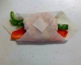 生つくねで簡単　焼きワンタン作り方3写真