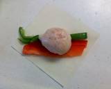 生つくねで簡単　焼きワンタン作り方2写真