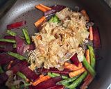 ビーツと野菜と油揚げの甘辛炒め作り方5写真